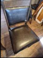 Pub style table and 4 chairs 42x54 - Photo 4 of 5