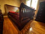 Queen Bedroom Set- Solid Wood Mahogany 