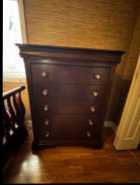 Queen Bedroom Set- Solid Wood Mahogany  - Photo 3 of 7