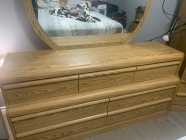 Queen Headboard, Dresser w/Mirror and Chest Only - Photo 3 of 8