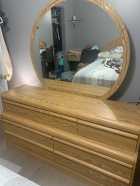 Queen Headboard, Dresser w/Mirror and Chest Only - Photo 4 of 8