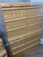 Queen Headboard, Dresser w/Mirror and Chest Only - Photo 7 of 8