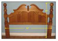 For Sale : Queen Size Bed Head Board. $150 Gould's
