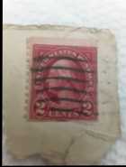 RARE George Washington Red 2 Cent Postage Stamp