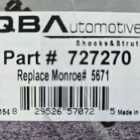  Rear Shock Absorber QBA 727270 For Elantra /Forte - Photo 1 of 2