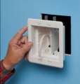 Recessed TV Box Wall Plate Kit Paintable 2-Gang - Photo 3 of 4