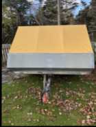 Skidoo trailer with United Sailwork cover and automatic ...