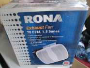 Rona ceiling fan and hose kit brand new