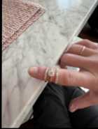 Rose gold , one karat wedding set - Photo 5 of 6