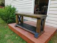 Rustic Entryway Bench - Photo 3 of 5