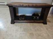 Rustic Entryway Bench - Photo 4 of 5