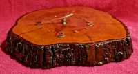 Rustic Wood Slice Clock - Photo 1 of 4