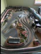 N-Scale train layout