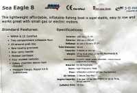 Sea Eagle 8 Inflatable Fishing Boat - Photo 1 of 4