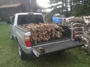 Seasoned firewood