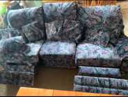 Sectional Couch with 2 built in recliners