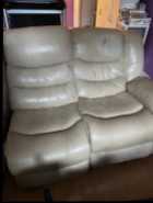 Sectional leather couch - Photo 1 of 6