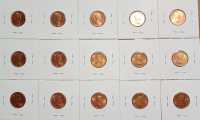 Set of 15 1962 UNC Canadian Pennies - Photo 3 of 5