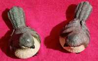 Set of 2 Resin-Plastic Garden Birds - Photo 1 of 3
