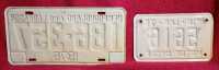 Set of 2 Vintage 1976 Newfoundland License Plates - Photo 1 of 2