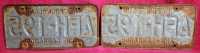 Set of 2 Vintage Newfoundland License Plates 1982 - Photo 1 of 2