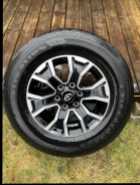Set Of Four OEM Rims and Tires For Toyota Tacoma