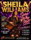 Sheila Williams 2 Tickets For Tonight