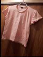 Shirt pink short sleeve $15