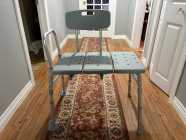 Shower chair raised toilet seat