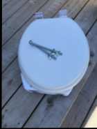 Shower chair raised toilet seat - Photo 1 of 3