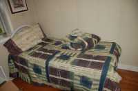 Single bed- mattress- pillows- 2 sets of bedding