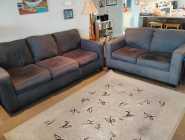 Sofa and loveseat available, 10 years old, being replaced ...