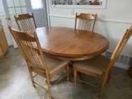 Solid Maple Kitchen Table & Chairs - Photo 2 of 4
