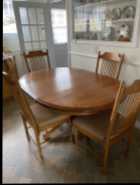 Solid Maple Kitchen Table & Chairs - Photo 3 of 4