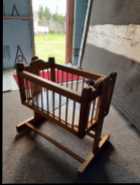 Solid Wood Dolls Cradle - Photo 1 of 3