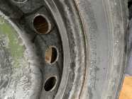 Steel rims w winter tires - Photo 1 of 2