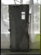 Steel Security Door with Window + Closer Arm