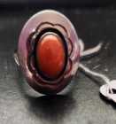 Sterling Silver Ring with Orange stone - Photo 1 of 3