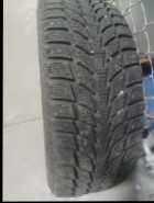 Studded snow tires 