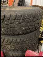 Studded winter tires and steel rims  - Photo 2 of 3