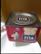 Super Rare Vintage MY San Fita Cracker Tin Box 