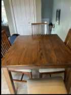 Dining room Table and 4 chairs and bench - Photo 9 of 10