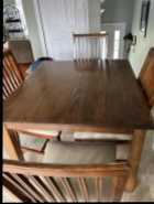 Dining room Table and 4 chairs and bench - Photo 5 of 10