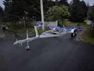 Galvanized Tandem Axle Roller Boat Trailer New