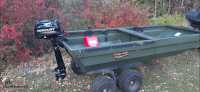 Tetra Pod Trailer / Boat / 4 Hp Mercury 4-Stroke - Photo 1 of 10