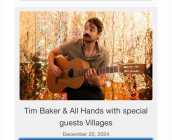 TIM BAKER CONCERT 12-20-24