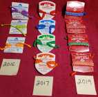 Tim Horton's ''Camp Day'' Bracelet Sets 2016,17,19