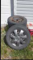 I have 4 all season tires on rims. Taken off a nissan ...