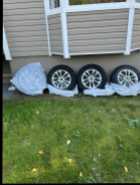 One new tire… 3 slightly used tires and rims.  Pro ...