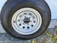 trailer tire and wheel - Photo 1 of 3
